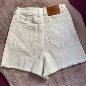 Princess Polly White Denim Shorts